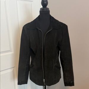 Women's Black Suede Jacket